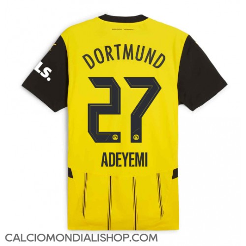 Maglie da calcio Borussia Dortmund Karim Adeyemi #27 Prima Maglia 2024-25 Manica Corta